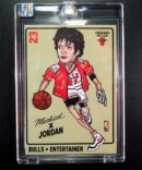 Michael Jordan x Michael Jackson Rookie card 1984