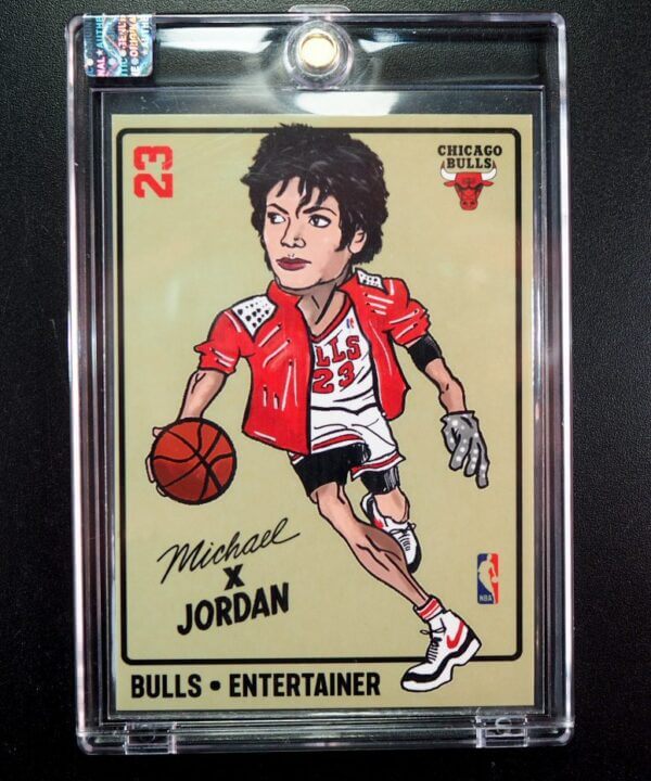 Michael Jordan x Michael Jackson Rookie card 1984