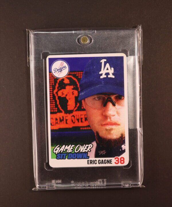 2003 Eric Gagne Dodgers Baseball Game Over Closer card