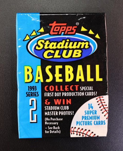 Sealed Card Pack (1993 Series 2) TOPPS STADIUM CLUB BASEBALL Series 2