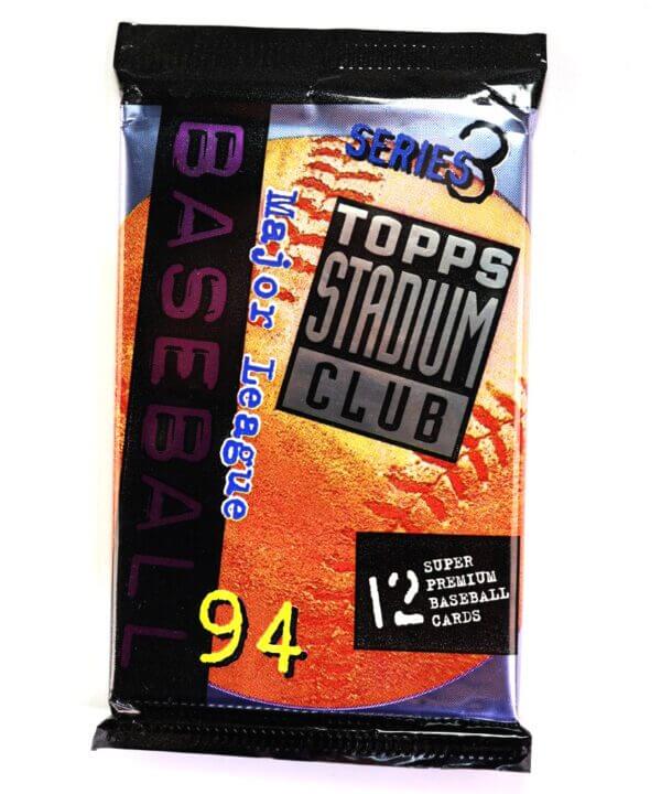 1994 Topps STADIUM CLUB MLB BASEBALL Series 3