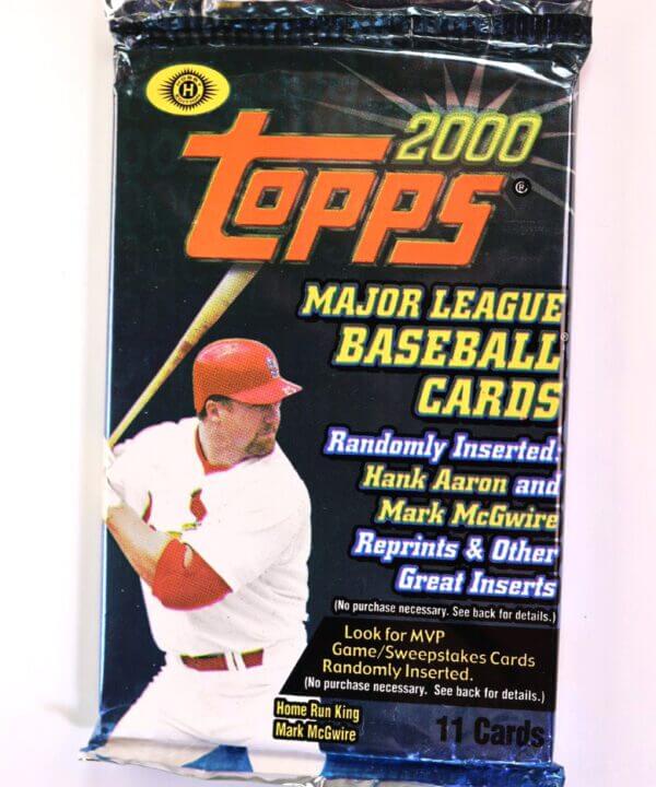 2000 Topps Baseball Wax pack