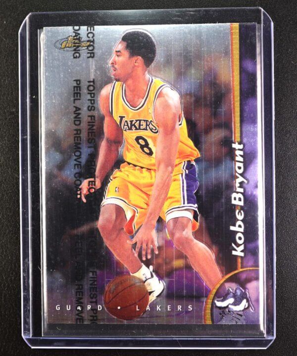 1998-99 Topps Finest Kobe Bryant with Peel Protector #175 Lakers
