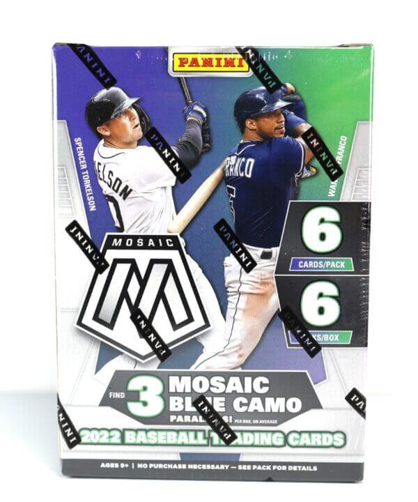 2022 Panini Mosaic 6-Pack Baseball Blaster Box NEW FACTORY SEALED