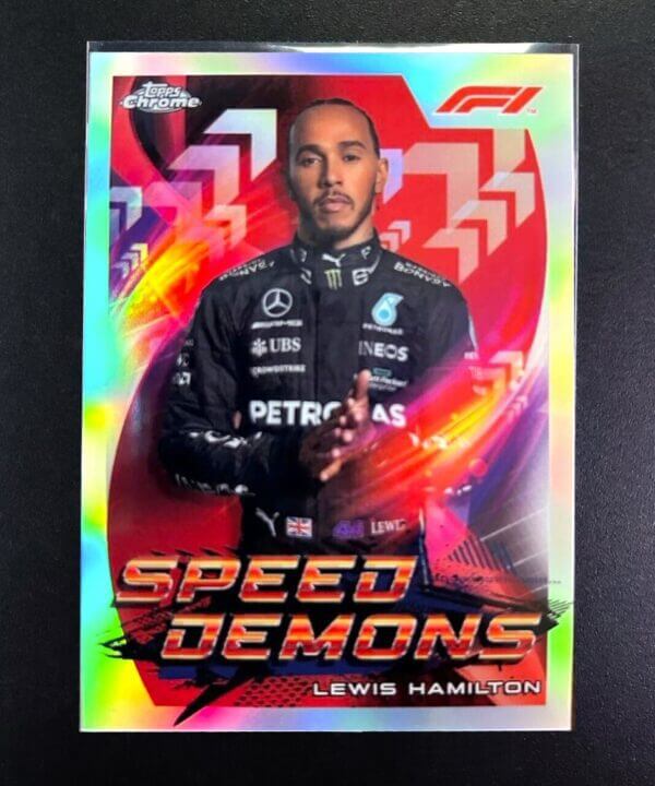 Lewis Hamilton, Speed Demons #SD-LH - 2022 Topps Chrome Formula 1