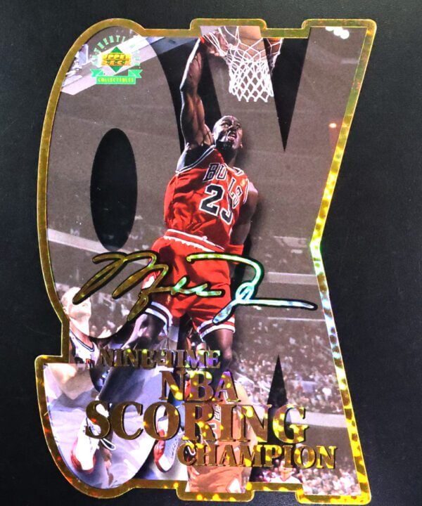 1997 Upper Deck Michael Jordan 9X Scoring Champion Die Cut Number 3501/5000