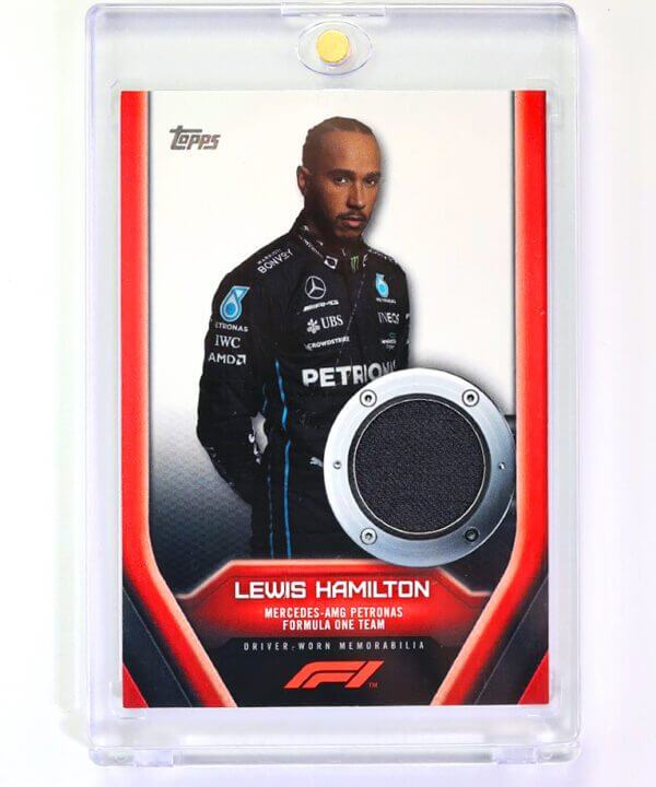 F1 2022 Topps Formula 1 LEWIS HAMILTON Relic Card Patch F1RL-LH Mercedes F1 Team