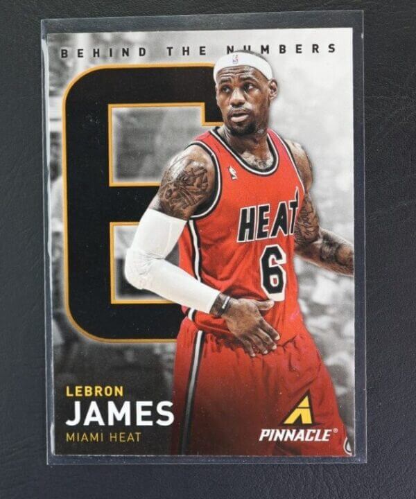 2013-14 Panini Pinnacle Behind the Numbers LeBron James #7