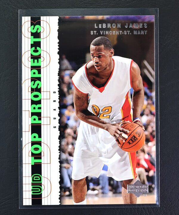 LeBron James 2003-04 Upper Deck Top Prospects (e) RC Rookie #60 Cleveland