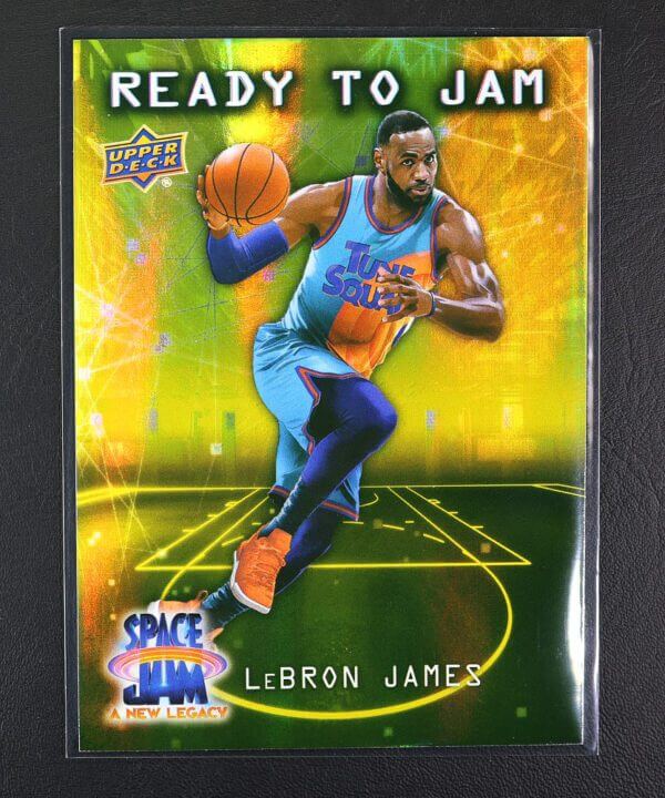 2021 Upper Deck Space Jam A New Legacy READY TO JAM LEBRON JAMES RJ-1 GOLD /599