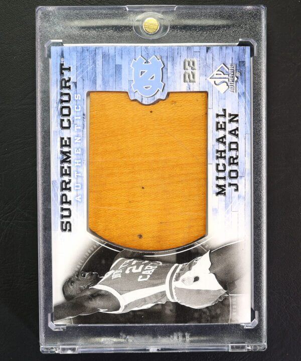 MICHAEL JORDAN 2010 Upper Deck SP AUTHENTIC North Carolina Floor MJ-4