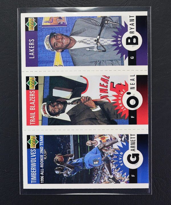 1996-97 Collector's Choice Mini-Cards GOLD #M129 Bryant / O'Neal / Garnett