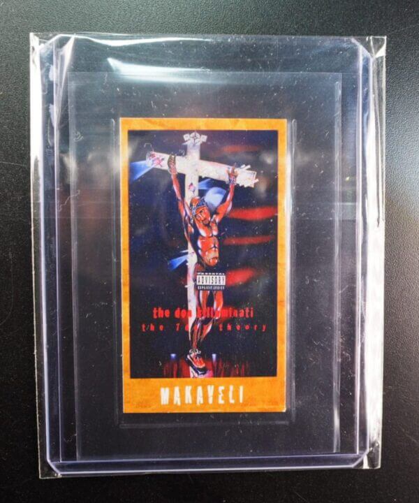 1996 2Pac Makaveli Newspaper Extras insert card Rare Death Row Records