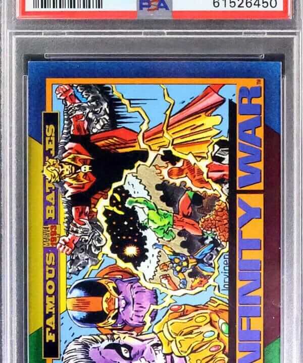 1993 Marvel Universe #156 Thanos Infinity War PSA 8 #156 Made by Skybox