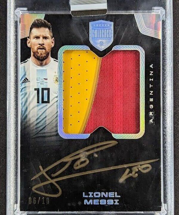 2018 Panini Eminence Soccer LIONEL MESSI /10 Patch Auto