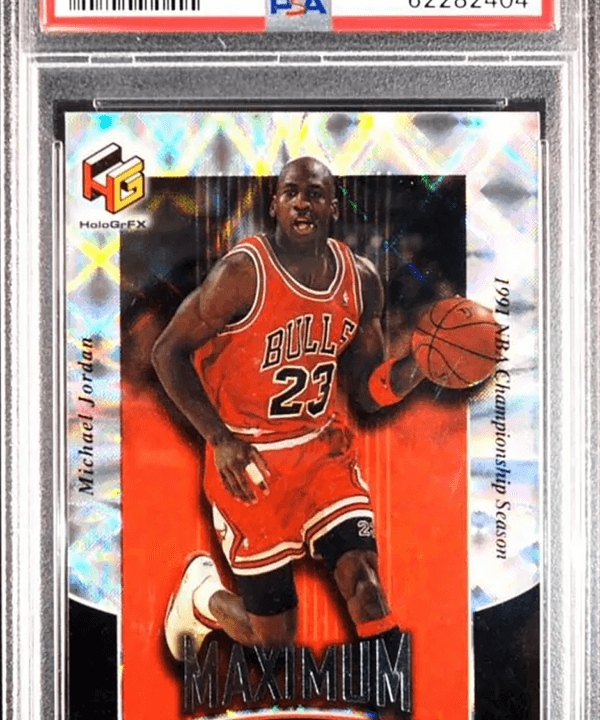1999 U.D. HOLOGrFX Michael Jordan Maximum Jordan Basketball Card MJ1 PSA 6