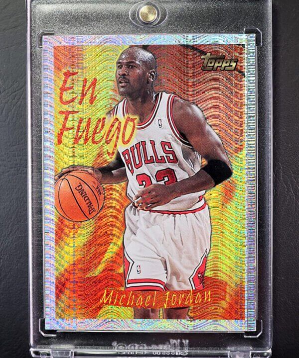 1996-97 Topps Season's Best En Fuego Michael Jordan #1