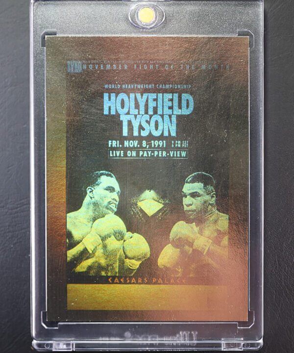 1991 Kayo Heavyweight Holograms Evander Holyfield Mike Tyson