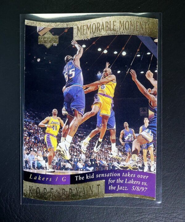 1997-98 Upper Deck Kobe Bryant Memorable Moments Die Cut Lakers