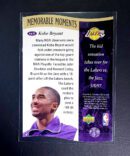 1997-98 Upper Deck Kobe Bryant Memorable Moments Die Cut Lakers