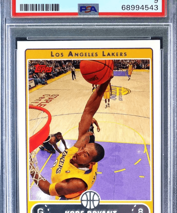 2006 Topps Kobe Bryant PSA Mint 9 Card #8 NBA HOF Los Angeles Lakers