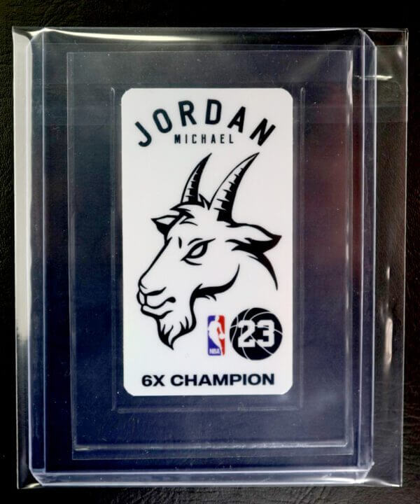 1998 Michael Jordan 6X Champion Tobacco Card Chicago Bulls