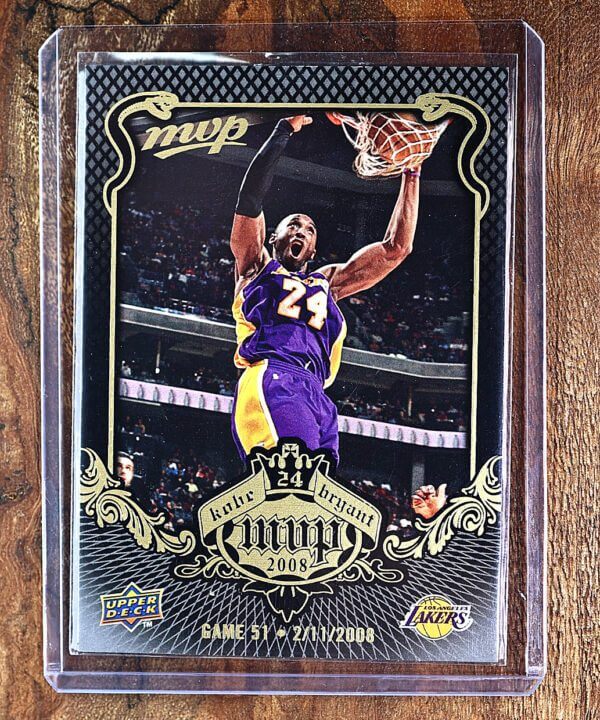 2008-09 Upper Deck MVP Black Border Kobe Bryant #KB-51