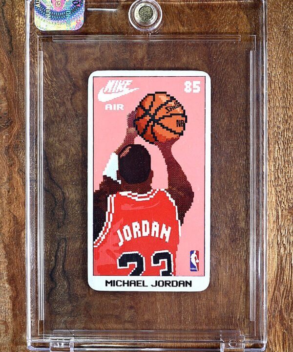 1985 Michael Jordan Rookie RC Chicago Bulls 8-Bit Fadeaway NO 1986 Fleer SEALED