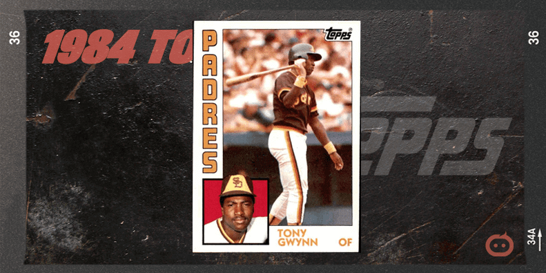 1984 Topps Baseball design cards
