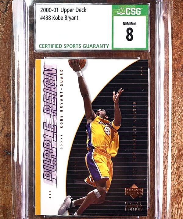 2000-01 Upper Deck Game Jersey Edition Purple Reign Kobe Bryant #438