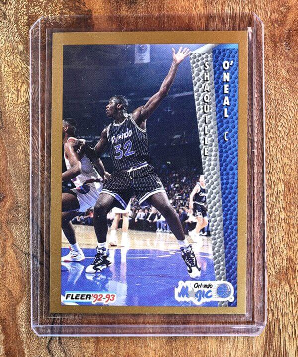 1992-1993 Fleer Basketball Shaquille O'Neal Shaq RC Fleer #401