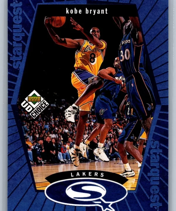 1998-99 UD Choice Kobe Bryant SP Blue Starquest #SQ13 Los Angeles Lakers