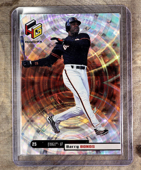 1999 UD HoloGrFX BARRY BOND Baseball Card 25 San Francisco Giants