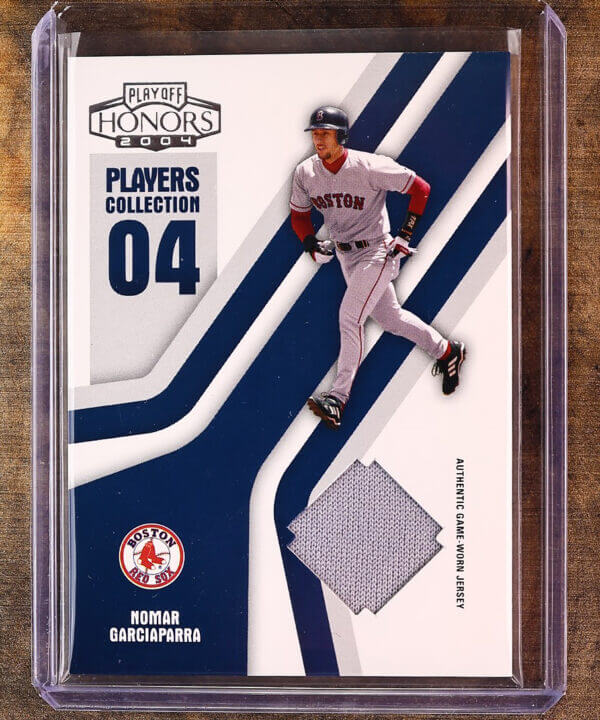 2004 Nomar Garciaparra Game Worn Jersey Patch Card 188/250 BOSTON RED SOX