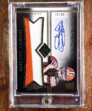 Johnny Manziel 2014 Panini Limited Auto Patch #d /99 Rookie Phenoms Browns