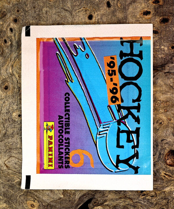 1995-96 Panini NHL Hockey Collectible Stickers Factory Sealed Pack