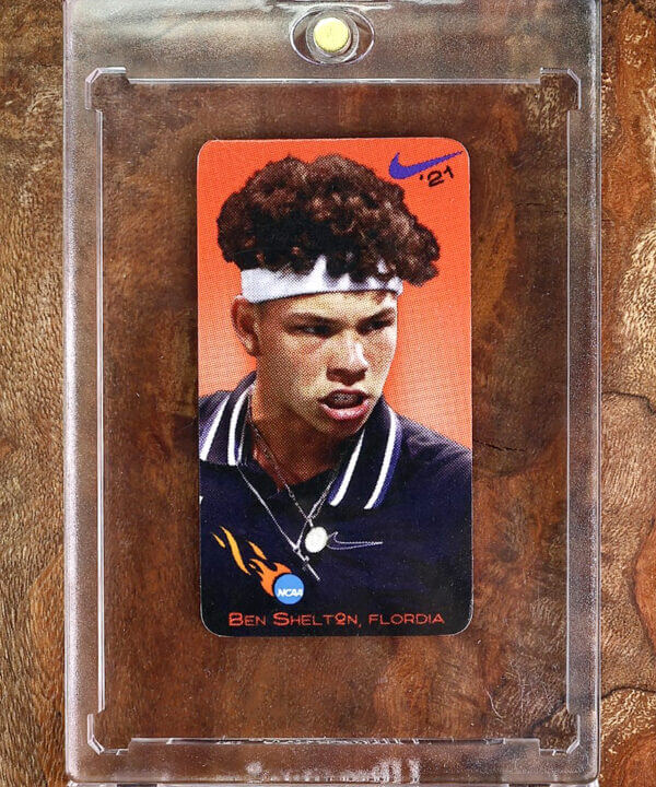 2021 Ben Shelton Rookie RC Tennis Florida Gators "Phenom"