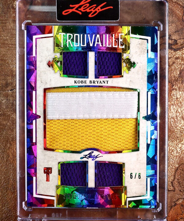 2023 Leaf Superlative Trouvaille jumbo 2cl patch Kobe Bryant #6/6