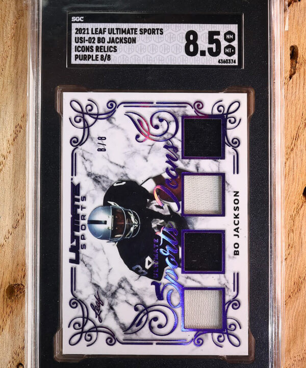 2021 Leaf Ultimate Sports Bo Jackson GU Patch /8