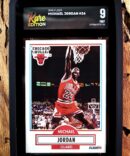 1990 Michael Jordan Fleer #26 Chicago Bulls Basketball Rare Graded 9 Mint