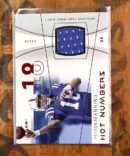 2004 Flair Peyton Manning Hot Numbers Red /150 Card #HNPM COLTS