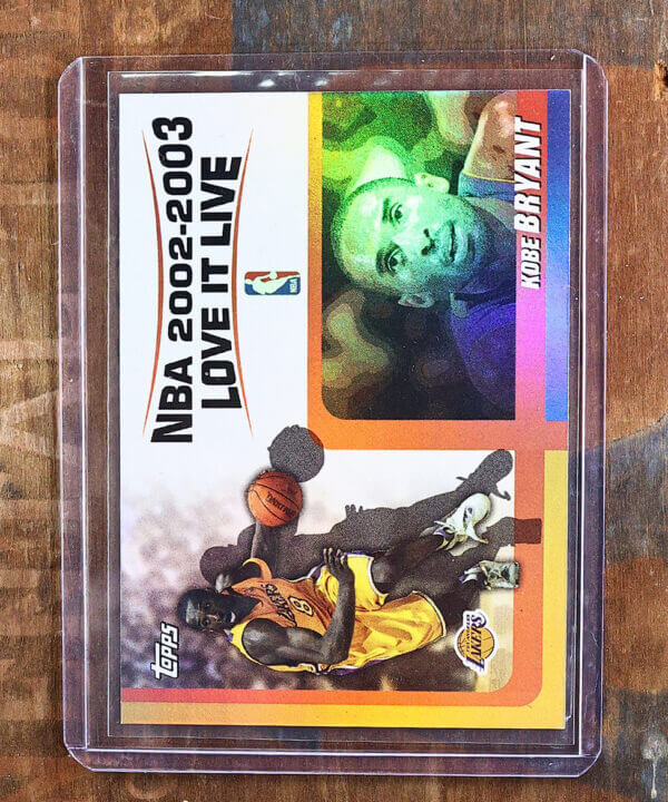 2003-04 Topps Kobe Bryant NBA Love It Live #LL-KB Los Angeles Lakers