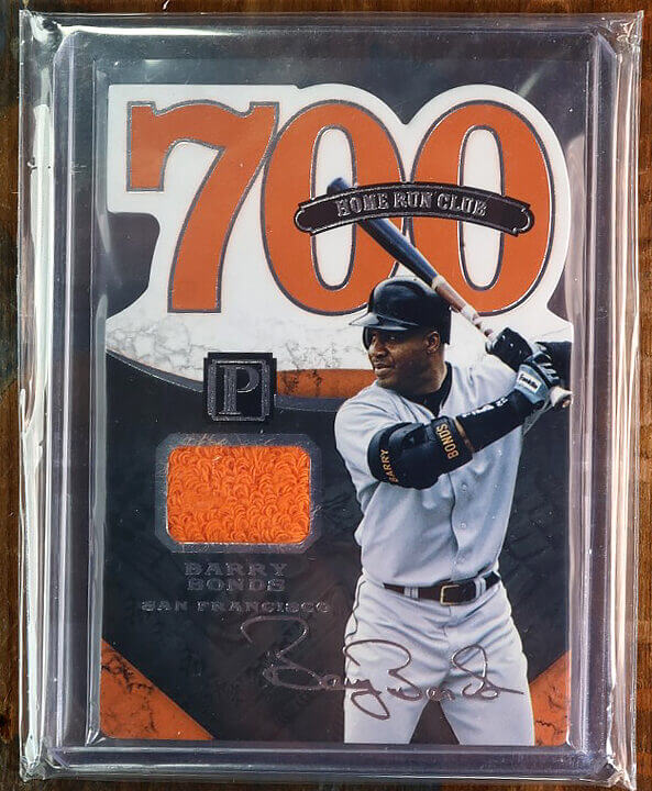 Barry Bonds 140/199 Arm Band Relic 2016 Panini Pantheon 700 Home Runs #29