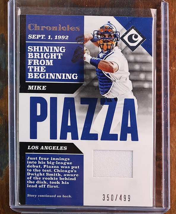 2017 Panini Chronicles Swatches Mike Piazza /499 #CS-MP HOF