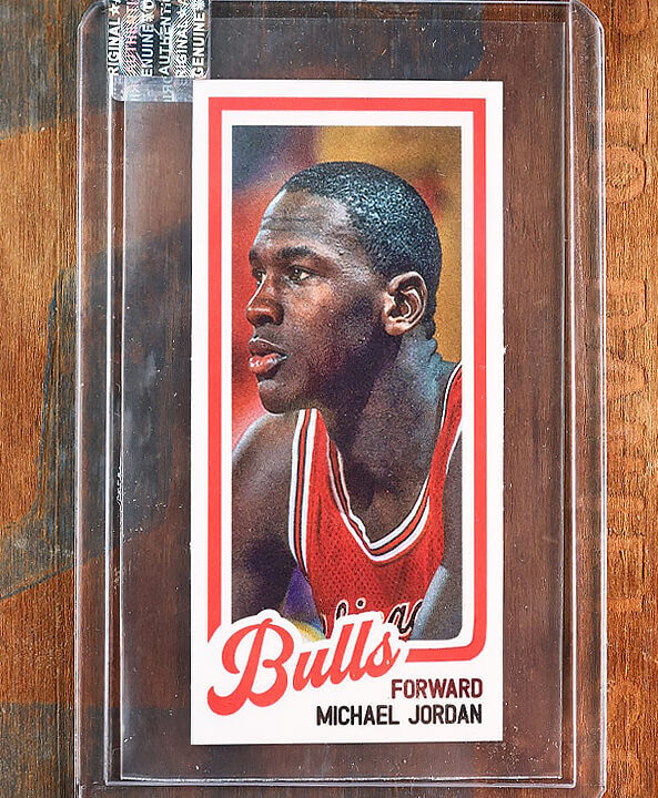 1984 85 Michael Jordan Rookie RC Supermini Chicago Bulls NO 1986 Fleer GOAT 1/3