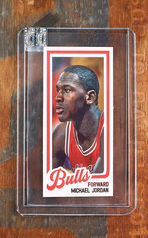 1984 85 Michael Jordan Rookie RC Supermini Chicago Bulls NO 1986 Fleer GOAT 1/3