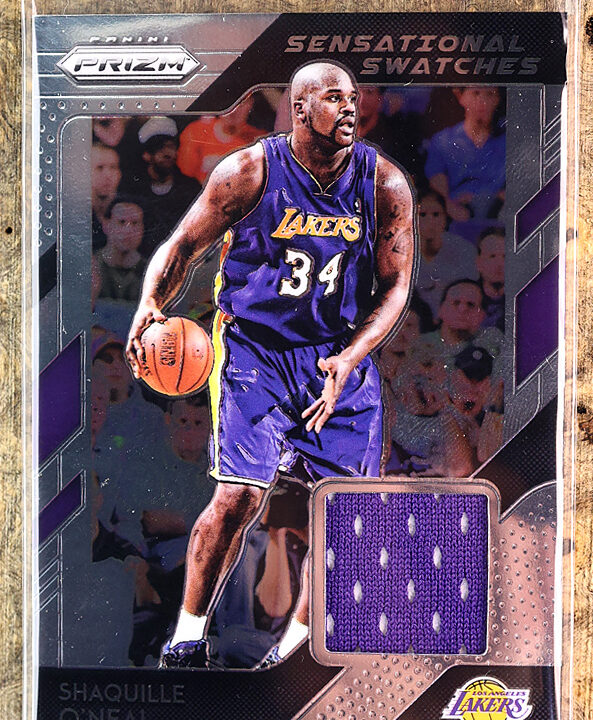 2018-19 Panini Prizm Shaquille O’Neal Sensational Swatches Game-Worn Patch