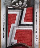 2014-15 Upper Deck Lettermen Julius Erving MONUMENTAL LOGOS PATCH #1/30