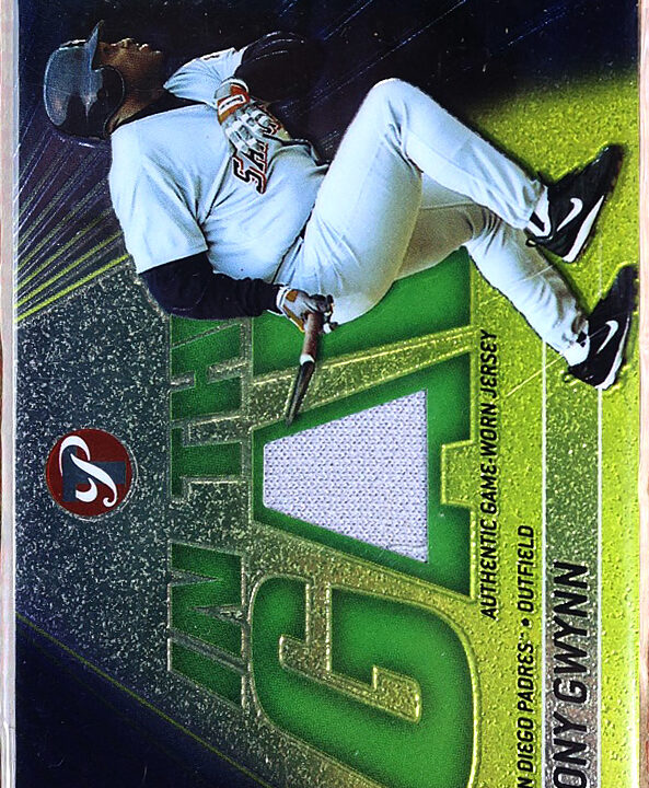 2002 Topps Pristine Tony Gwynn In The Gap Game Used Jersey #631/1000
