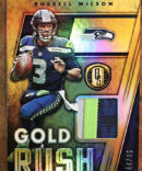 2019 Panini Gold Standard Russell Wilson Gold Rush Patch SP #/49 Broncos #GR-26